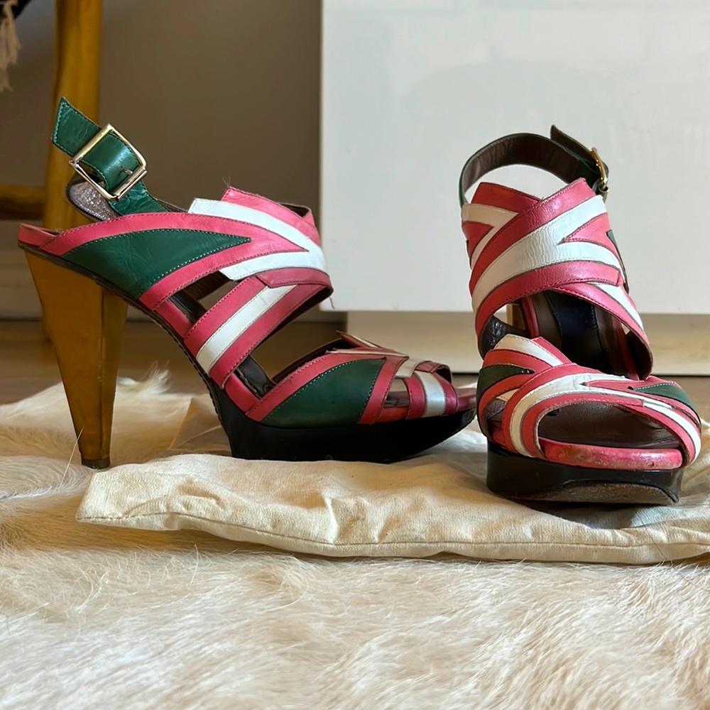 MARNI Multi-Colored Sandals
